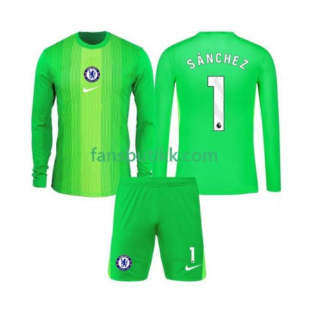 Fotballdrakt Chelsea Robert Sanchez 1 Keeper Barn Bortetrøye 2025-2026 Langermet